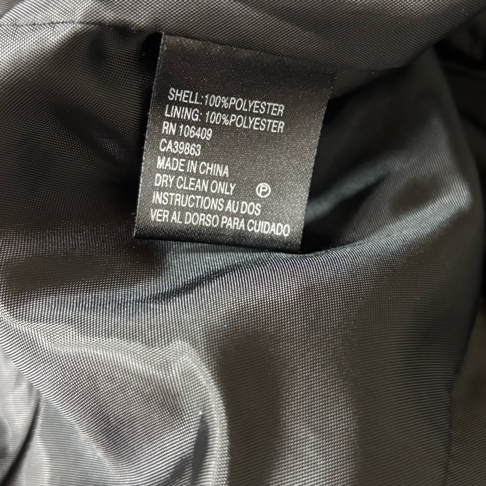 Tahari Gray Tweed Button Front Jacket - image 8